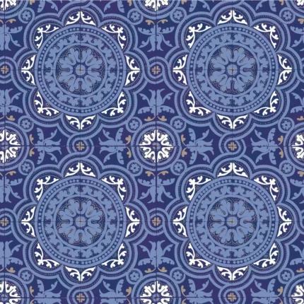 Piccadilly wallpaper in Blue by Cole & Son