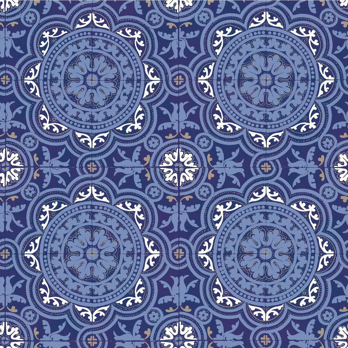 Piccadilly wallpaper in Blue by Cole & Son