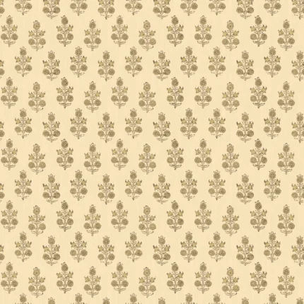 Poppy Sprig wallpaper in Parchment by G P & J Baker, botanical & floral pattern