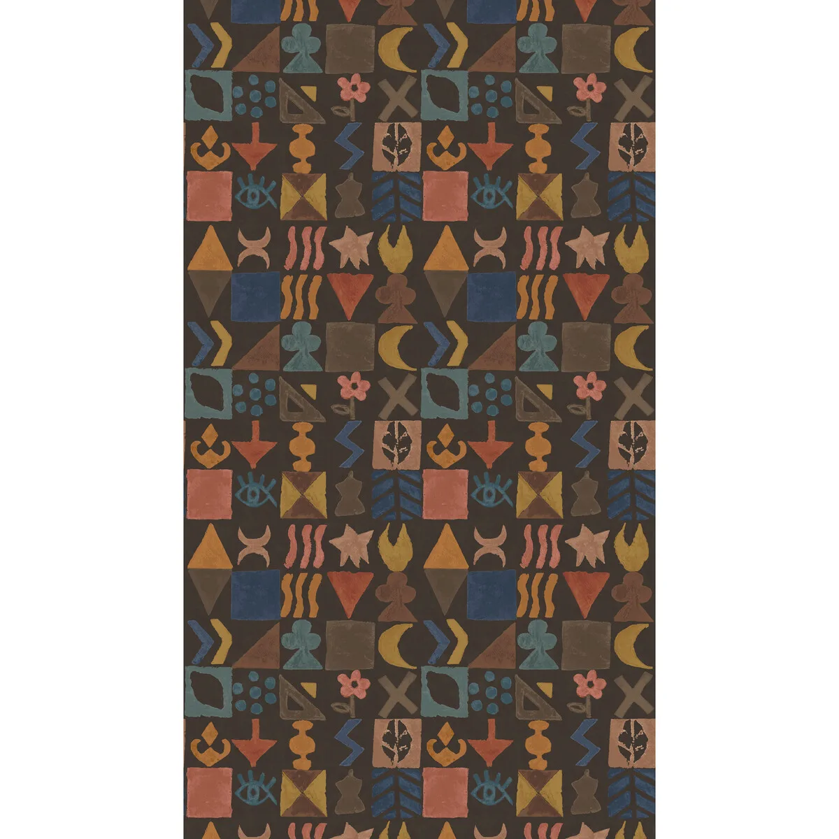 Potato Print wallpaper in Chocolate by G P & J Baker