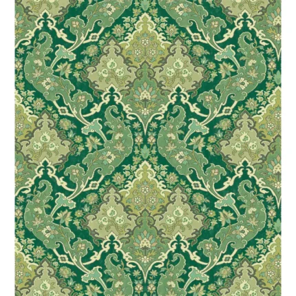 Pushkin wallpaper in Forest Green by Cole & Son