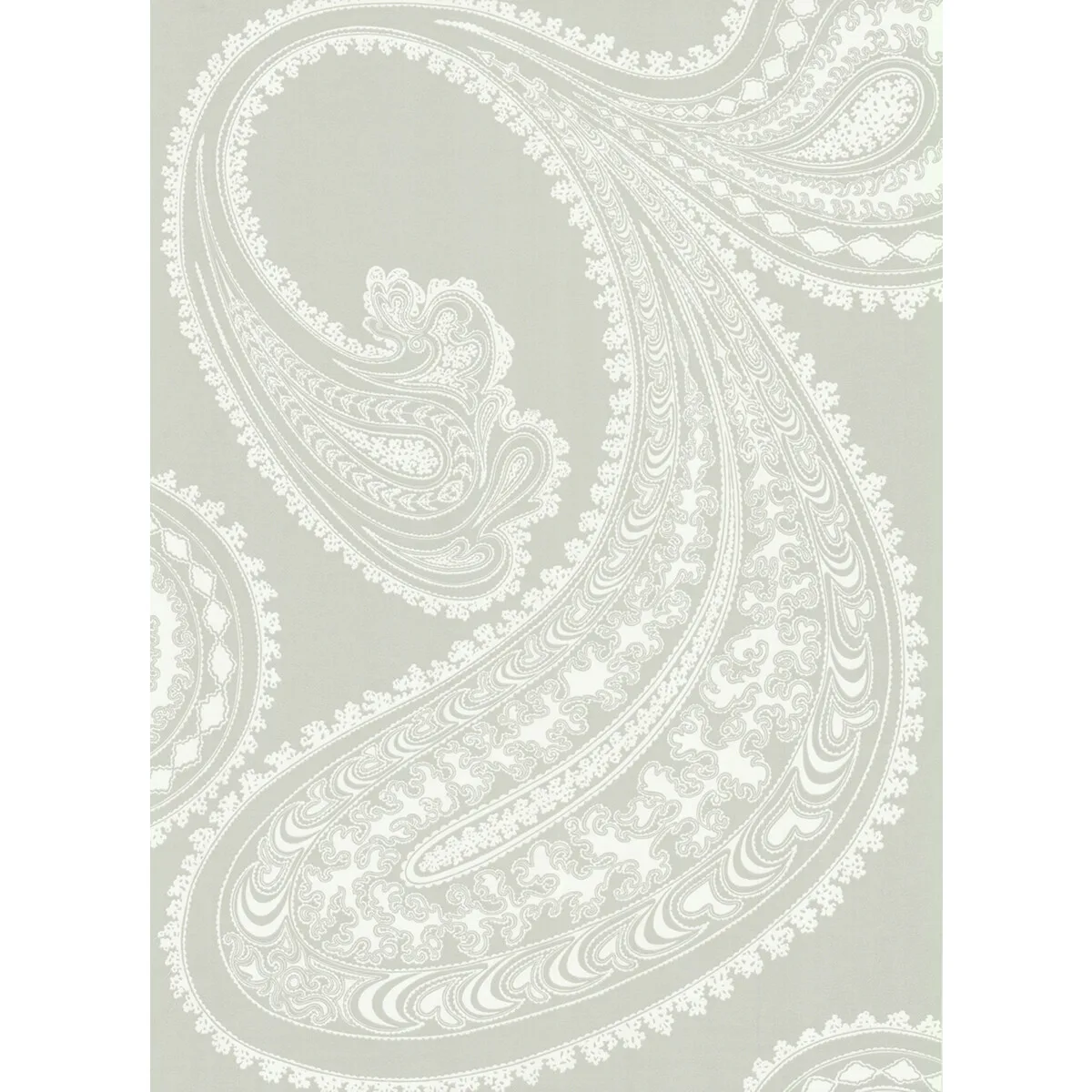 Rajapur wallpaper in White/gy by Cole & Son