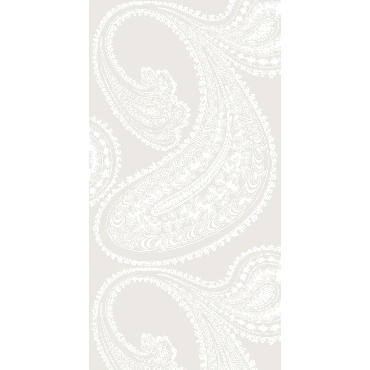 Rajapur wallpaper in White/shell by Cole & Son
