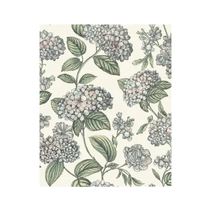 Ramo Di Ortensia wallpaper in Stone by Cole & Son, botanical & floral pattern