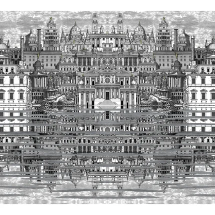 Riflesso mural in Black/white by Cole & Son