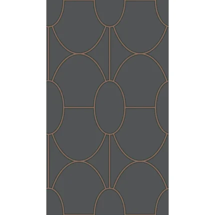 Riviera wallpaper in Charcoal by Cole & Son