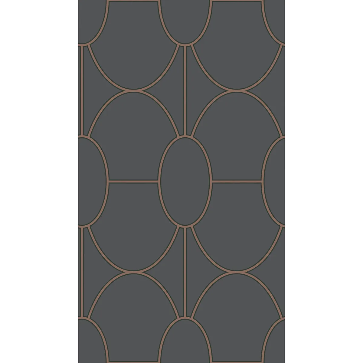 Riviera Charcoal Wallpaper - Geometric Ii Collection by Cole & Son - Shop Safe in Houston Wallpapering Riviera wallpaper in Charcoal by Cole & Son