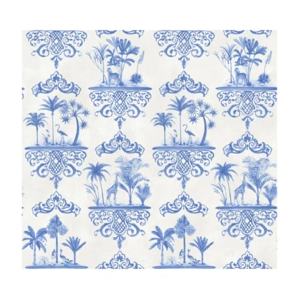Rousseau wallpaper in Cobalt Blue by Cole & Son