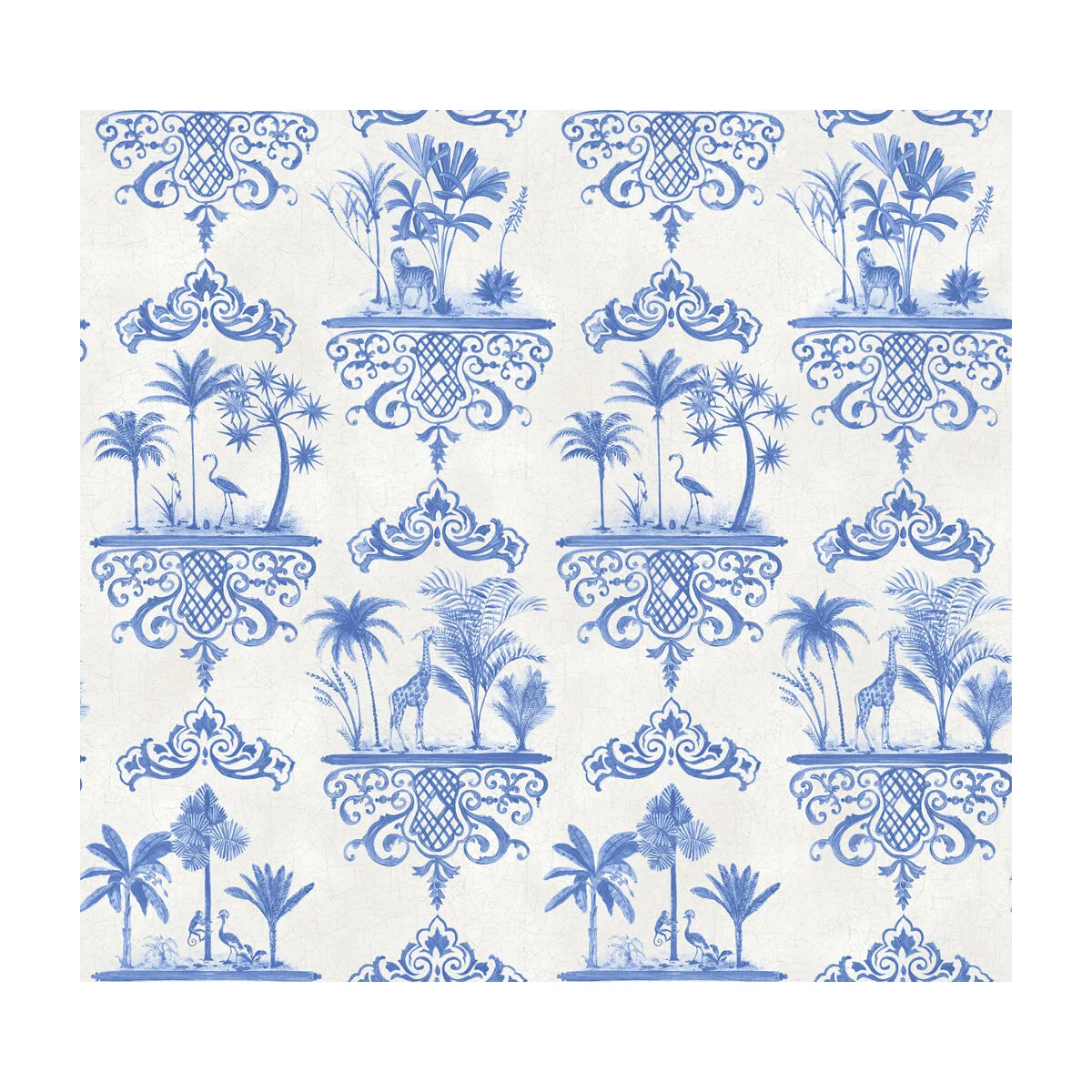 Rousseau wallpaper in Cobalt Blue by Cole & Son