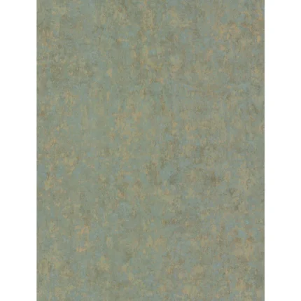 Salvage wallpaper in Antique Gold and Green by Cole & Son, solid pattern