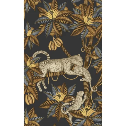 Satara wallpaper in Brntorng and Snd/blck by Cole & Son, animal/insects pattern