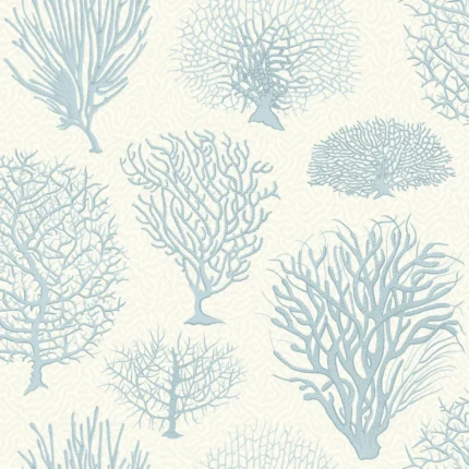 Seafern wallpaper in Blue by Cole & Son