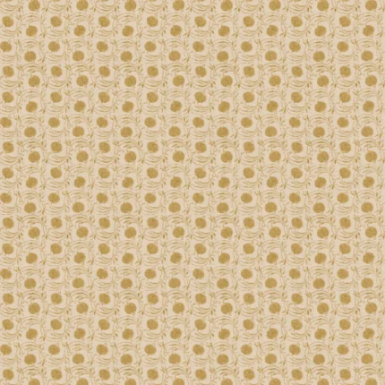 Seed Pod wallpaper in Ochre by G P & J Baker, botanical & floral pattern