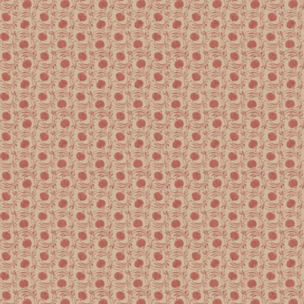 Seed Pod wallpaper in Soft Red by G P & J Baker, botanical & floral pattern