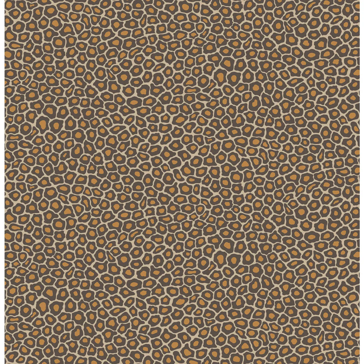 Senzo Spot wallpaper in Brown and Gold by Cole & Son