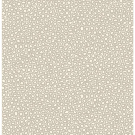 Senzo Spot wallpaper in Stone and White by Cole & Son