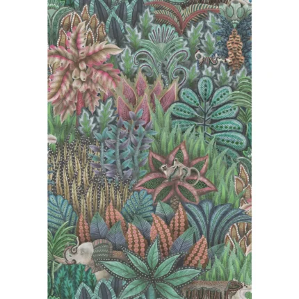 Singita wallpaper in Dark Blue by Cole & Son