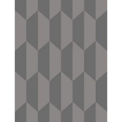 Tile wallpaper in Mole and Gilver by Cole & Son