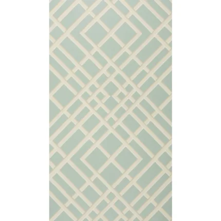 Treillage Sidewall wallpaper in Glacier by Brunschwig & Fils
