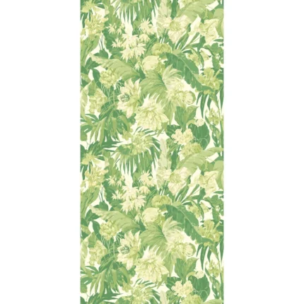 Tropical Floral wallpaper in Green by G P & J Baker, botanical & floral pattern