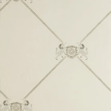 Unicorn wallpaper in White by Kravet Couture, novelty pattern
