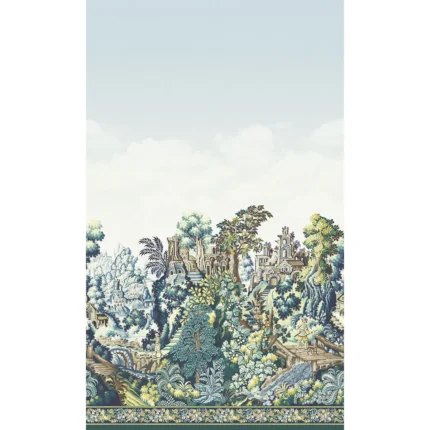 Verdure Tapestry Silk mural in Pts and L by Cole & Son