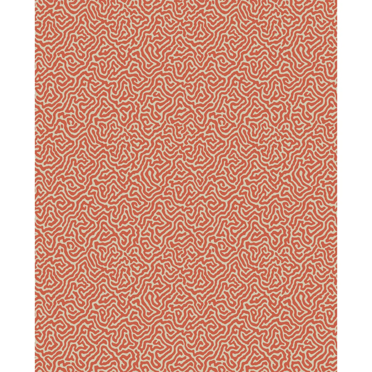 Vermicelli wallpaper in Coral by Cole & Son