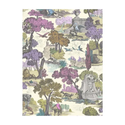 Versailles Grand wallpaper in Mulber by Cole & Son