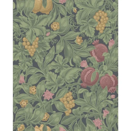 Vines of Pomona wallpaper in Crim/oliv by Cole & Son, botanical & floral pattern