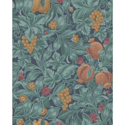 Vines of Pomona wallpaper in Oran/teal by Cole & Son, botanical & floral pattern
