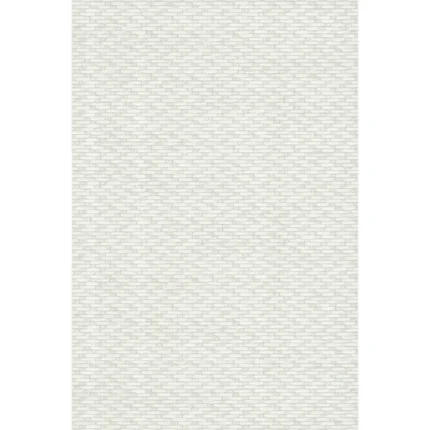 Weave wallpaper in White by Cole & Son, solid pattern