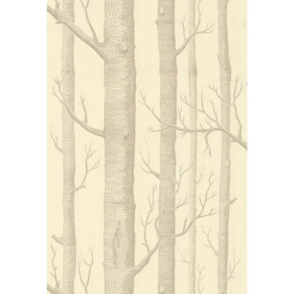 Woods wallpaper in Beige/cream by Cole & Son