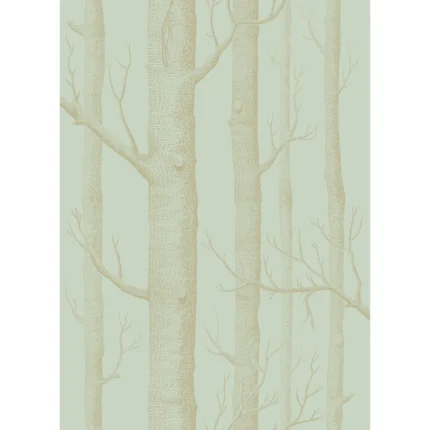 Woods wallpaper in Green/gold by Cole & Son
