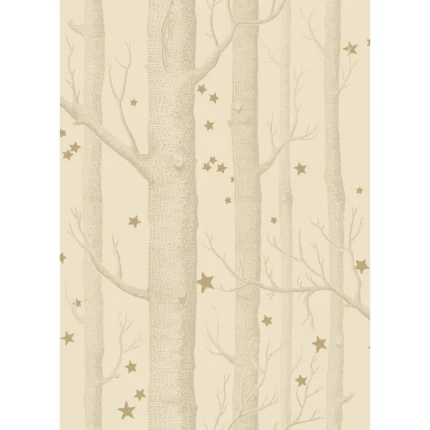 Woods & Stars wallpaper in Buff/gold by Cole & Son