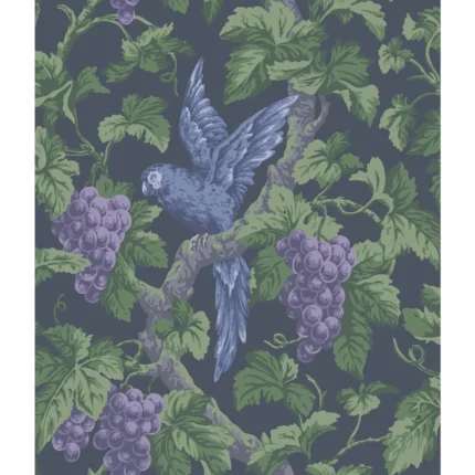 Woodvale Orchard wallpaper in Viol/ink by Cole & Son, botanical & floral pattern