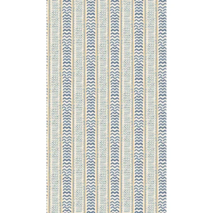 Wriggle Room wallpaper in Blue/yellow by G P & J Baker
