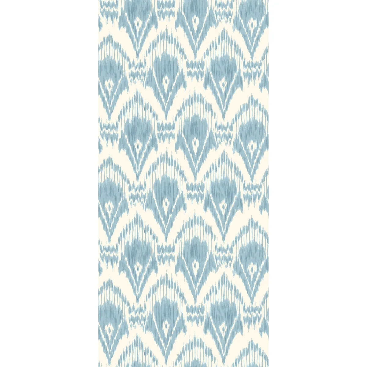 Zaraband wallpaper in Soft Blue by G P & J Baker, geometric pattern