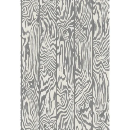 Zebrawood wallpaper in Black and White by Cole & Son