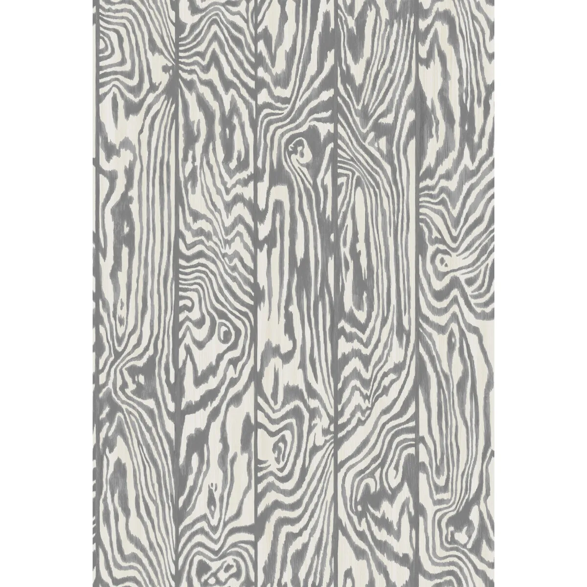 Zebrawood wallpaper in Black and White by Cole & Son