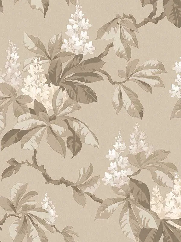 beige floral wallpaper for bedroom by Advantage