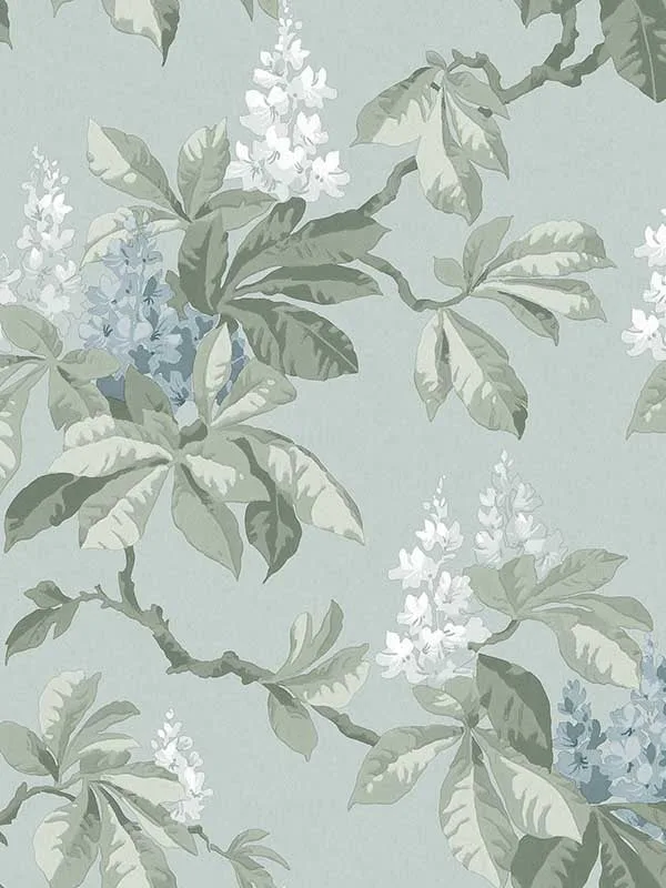 blue floral wallpaper for bedroom by Advantage