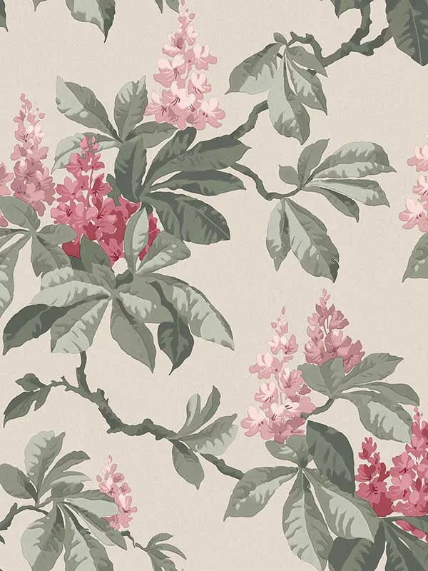 pink floral wallpaper for bedroom by Advantage