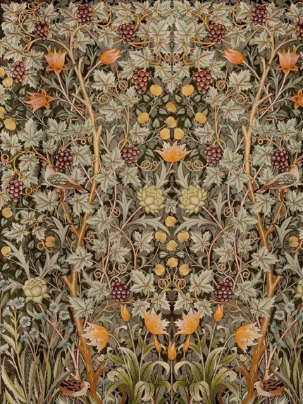 green botanical wallpaper for bedroom by A Street Prints