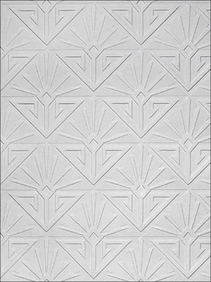 white patterned wallpaper for bedroom by Brewster