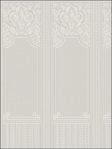 paintable patterned wallpaper for bedroom by Brewster