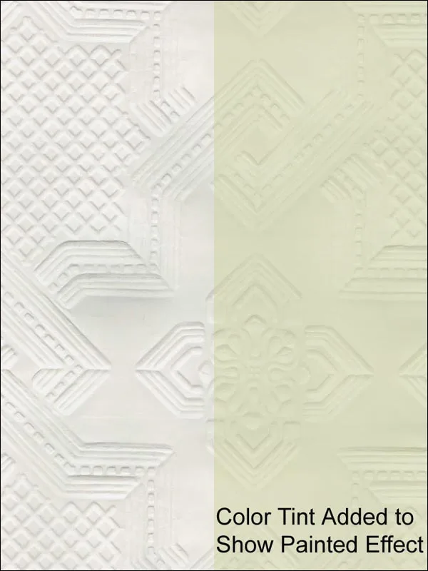 white patterned wallpaper for bedroom by Kenneth James