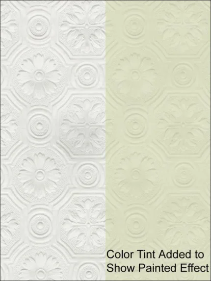 white patterned wallpaper for bedroom by Kenneth James