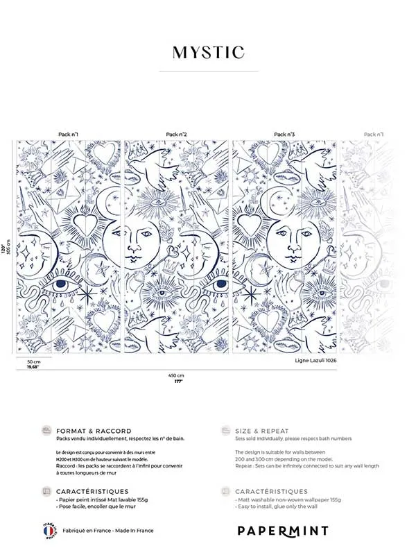 white patterned wallpaper for bedroom by Veer Decor