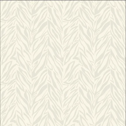 Afra Botanical Wallpaper by Wow - Premium in Light Gray with Beige
