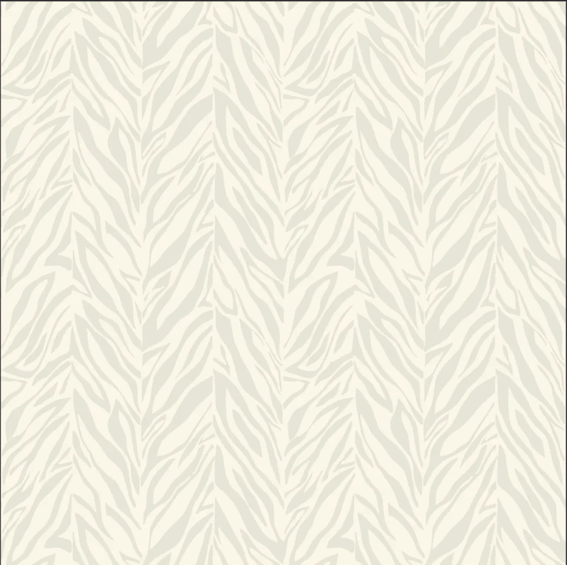 Afra Botanical Wallpaper by Wow - Premium in Light Gray with Beige